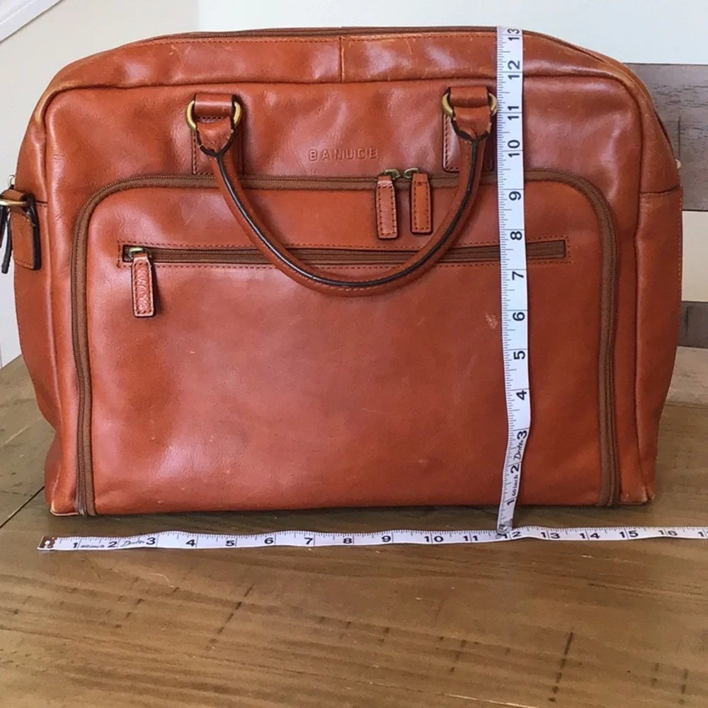 Banuce leather briefcase for men/women